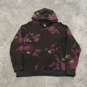 Patagonia Organic Cotton Hoodie Pullover Size Large Floral Graphic